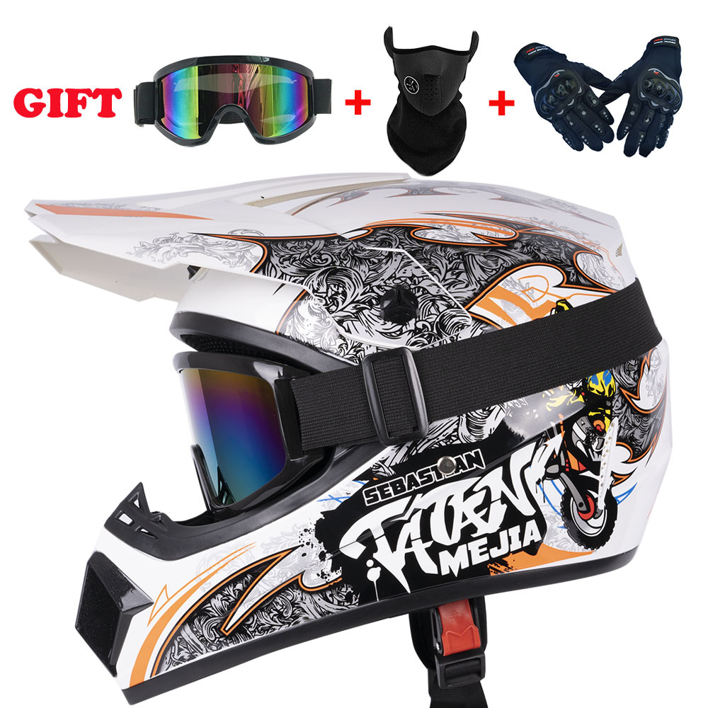 Mountain Biking Helmet Kids - Helm Sepeda Motor Remaja Anak-anak Off-Road