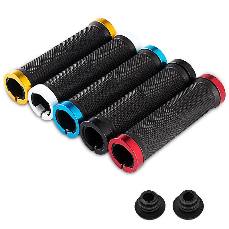 Mtb Grip Lock On - 2 Buah Pegangan Sepeda Kunci Karet