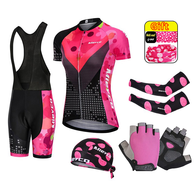 Mountain Biking Uniform - Setelan Sepeda Gunung Wanita, Pakaian Tim