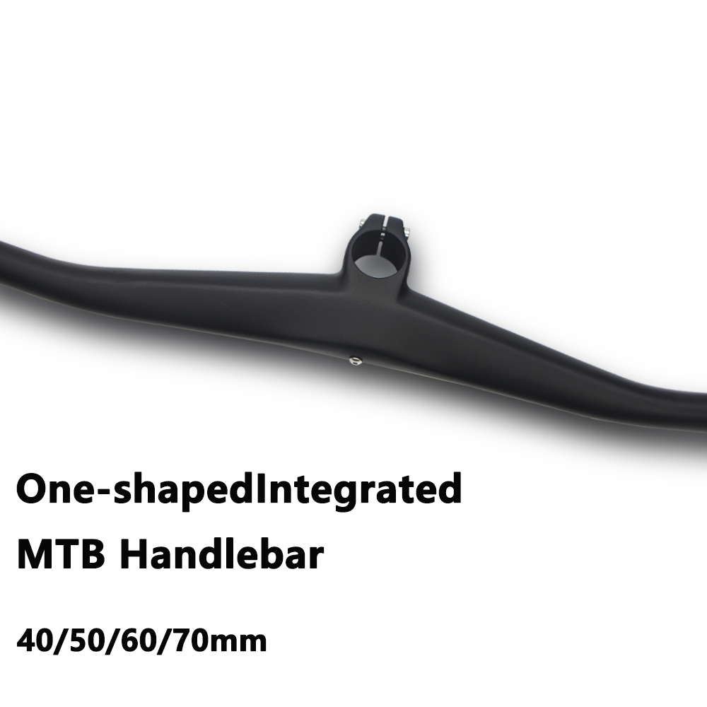 Mountain Biking Logo - Handlebar Terintegrasi Full Carbon Tanpa Logo