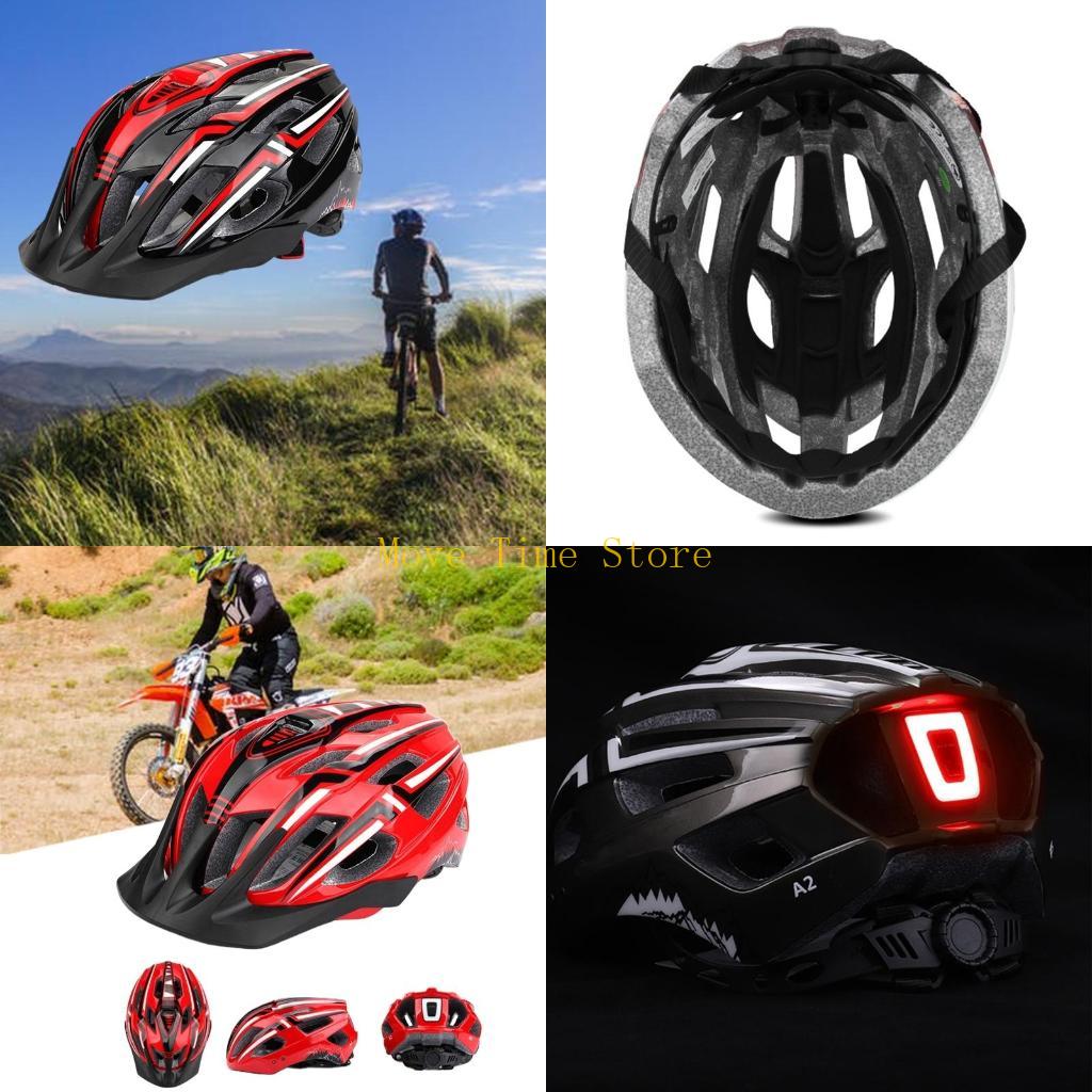 Mountain Biking Helmet Kids - 92ME Helm Sepeda MTB Lampu LED