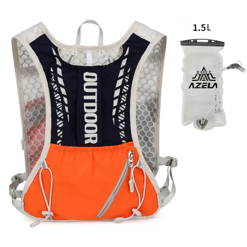 Mountain Biking Rucksack - Tas Ransel Hidrasi Lari Reflektif untuk