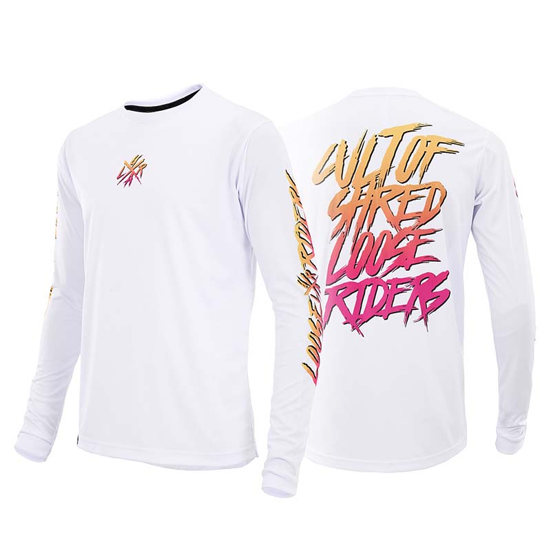 Mountain Biking Long Sleeve Shirt - Jersey Lengan Panjang Pria Loose Rider