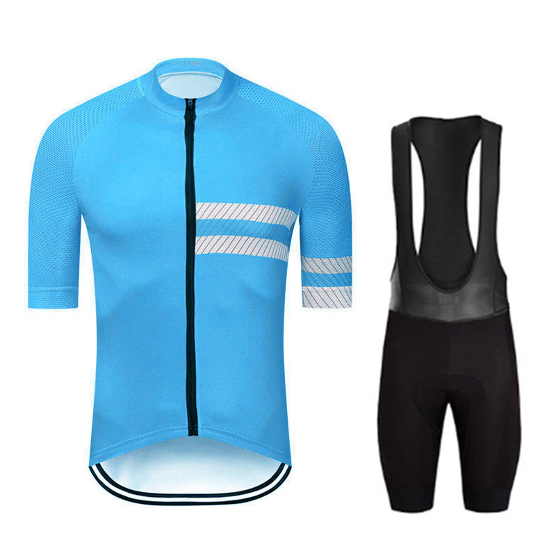 Mountain Biking Uniform - Set Jersey Bersepeda Tim Pro Baru