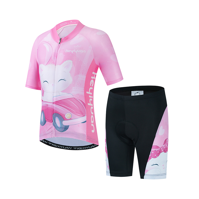 Mountain Biking Clothes - KEYIYUAN Setelan Jersey Bersepeda Balap Anak