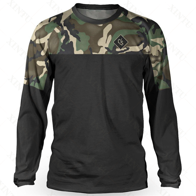 Mountain Biking Clothes - Jersey Pria Pengendara Longgar DH Setelan