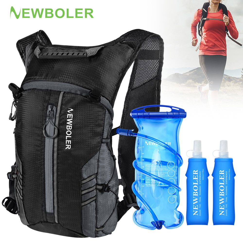Mountain Biking Rucksack - NEWBOLER Tas Olahraga Luar Ruangan Bernapas,