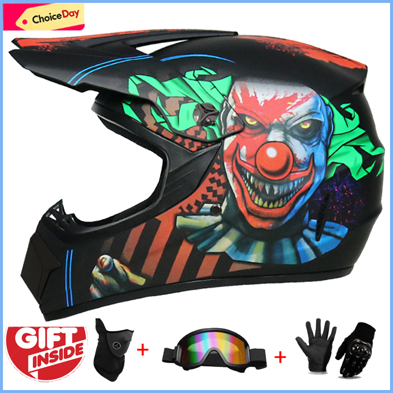 3 Buah Helm Penuh Off-Road Ana - Mountain Biking Helmet Kids ulasan dan harga