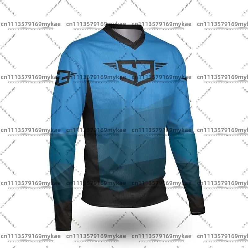 Jersey Motocross Lengan Panjan - Mountain Biking Long Sleeve Shirt ulasan dan harga