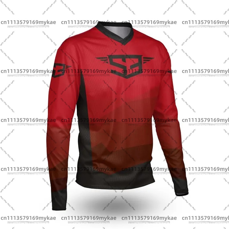 Jersey Motocross Lengan Panjan - Mountain Biking Long Sleeve Shirt ulasan dan harga