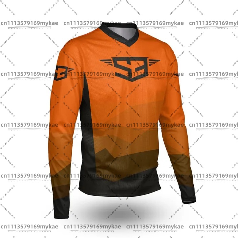 Jersey Motocross Lengan Panjan - Mountain Biking Long Sleeve Shirt ulasan dan harga