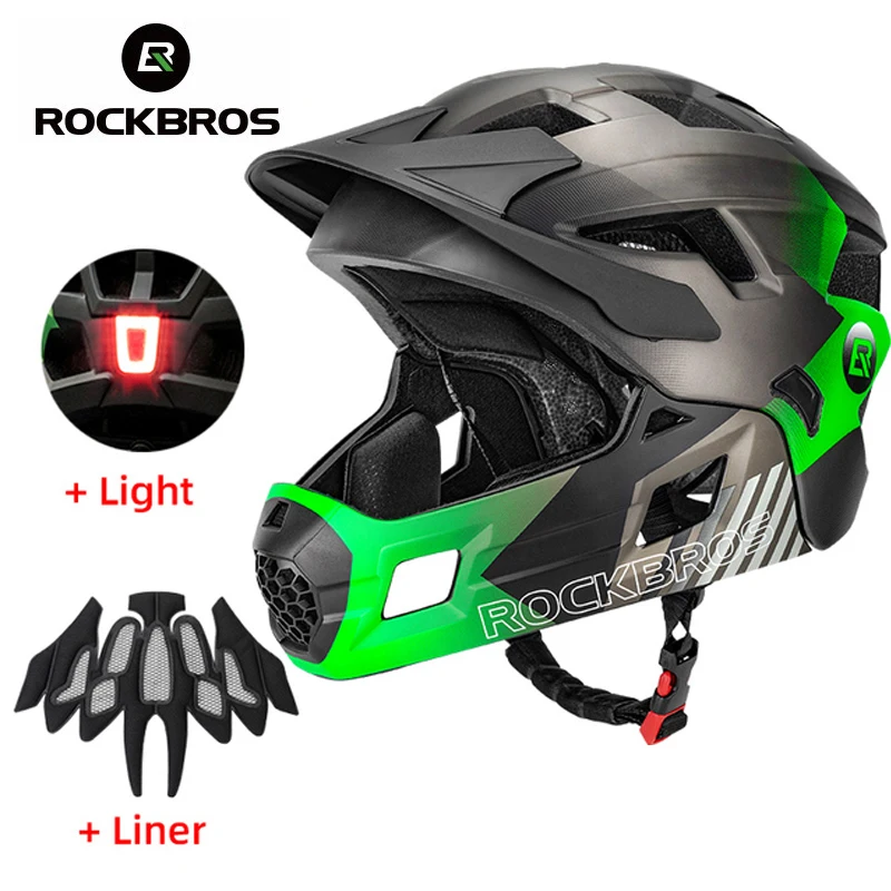 Helm Sepeda Anak ROCKBROS Full - Mountain Biking Helmet Kids ulasan dan harga