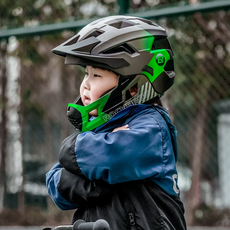 Helm Sepeda Anak ROCKBROS Full - Mountain Biking Helmet Kids ulasan dan harga