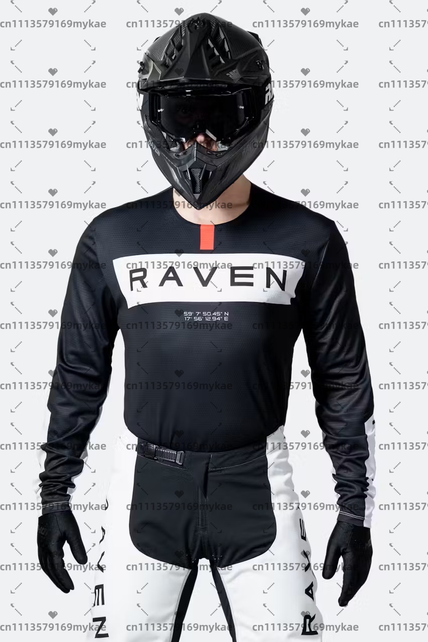 Jersey Raven Pria DH Jersey Mo - Mountain Biking Long Sleeve Shirt ulasan dan harga