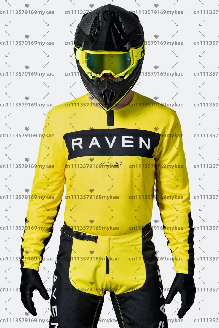 Jersey Raven Pria DH Jersey Mo - Mountain Biking Long Sleeve Shirt ulasan dan harga