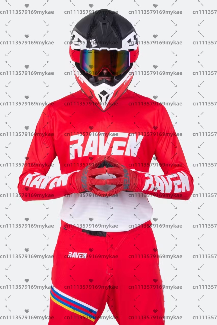Jersey Raven Pria DH Jersey Mo - Mountain Biking Long Sleeve Shirt ulasan dan harga