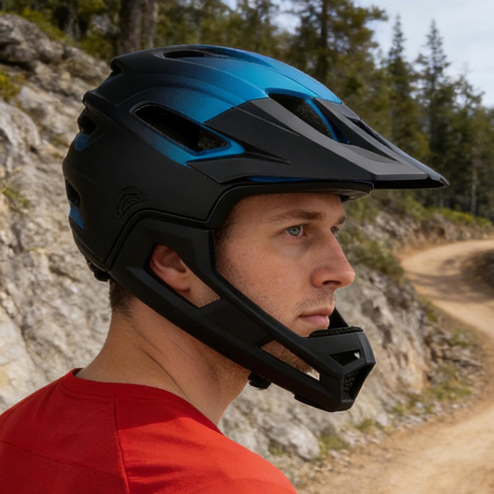 Helm Sepeda Full Face Lepas Pa - Mountain Biking Helmet Kids ulasan dan harga