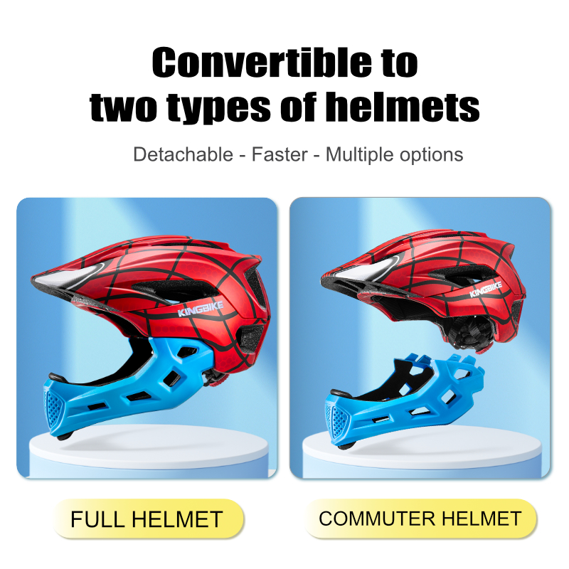Helm Sepeda MTB Full Face BATF - Mountain Biking Helmet Kids ulasan dan harga